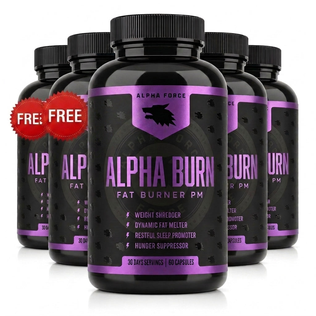 Alpha Force Burn - BUY 3 GET 2 FREE - Monthly Supply